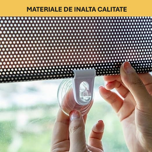 Rulou Auto cu Ventuze – Protecție Solară și Izolare Termică, Stop Soare