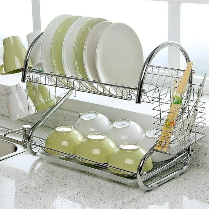 Suport pentru vesela din otel inoxidabil