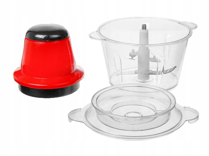 Tocator electric carne si legume, 4 lame inox, 2 viteze, capacitate 2L , bol sticla