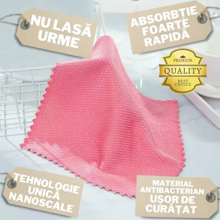 Set 20 Lavete Premium STOP URME pentru Curățare – Tehnologie Avansată cu Absorbție Rapidă