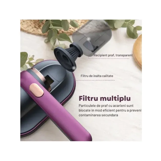 Aspirator Portabil Antiacarieni si Praf cu acumulator - Eficiență și Mobilitate