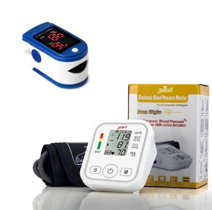 Tensiometru electronic de brat + CADOU Pulsoximetru