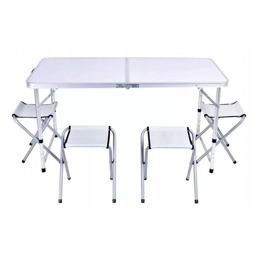 Set de Masă și 4 Scaune - Ideal pentru interior - exterior
