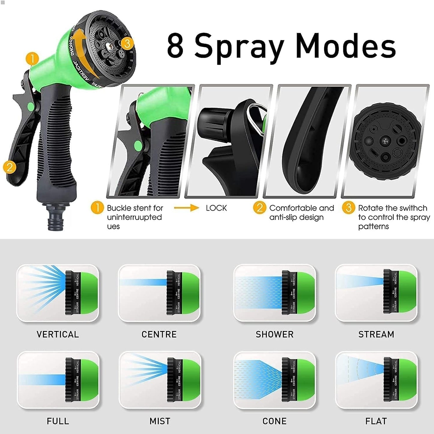 Furtun Extensibil de 60 m - Ideal pentru Grădinărit și Irigare