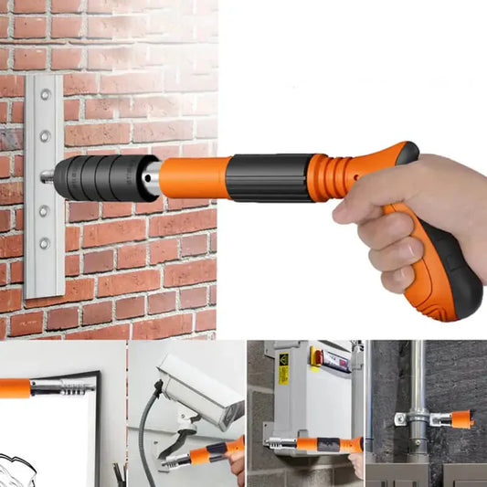Pistol manual pentru fixarea cuielor in beton + 50 CUIE