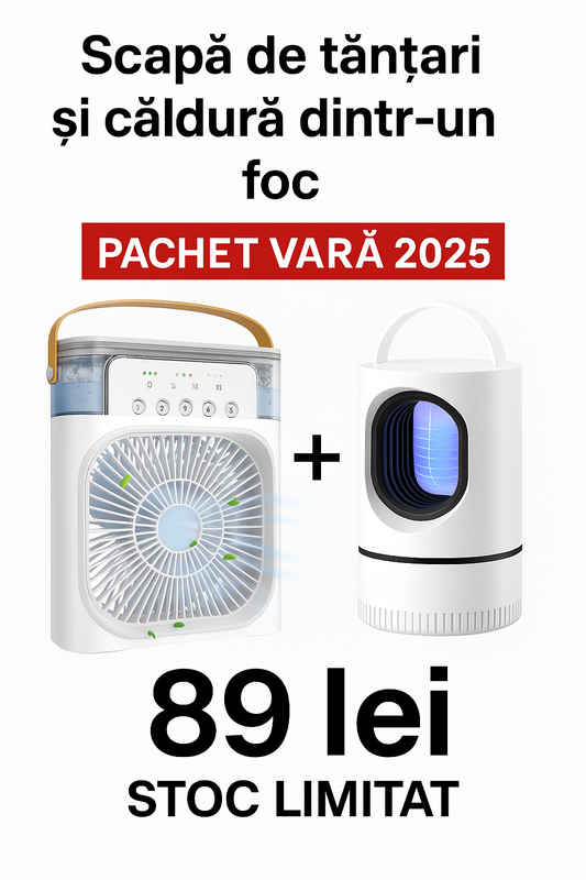 Pachet Insecte 1+1 cadou ventilator