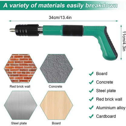 Pistol manual pentru fixarea cuielor in beton + 50 CUIE