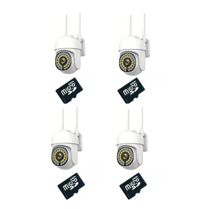 Set 2 x sau 4 x Camera video Jortan 34 Leduri, 4 carduri 64 GB Incluse in pachet