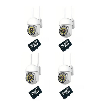 Set 2 x sau 4 x Camera video Jortan 34 Leduri, 4 carduri 64 GB Incluse in pachet