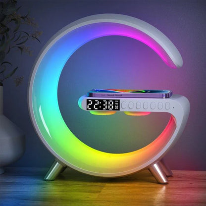 Boxa Bluetooth - Lampa - Statie incarcare wireless 3 in 1