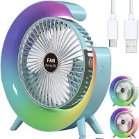 Ventilator Portabil cu 3 Viteze și Sunet Luminos - Răcoare și Distracție